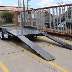 14×6’6″ beaver tail car carrier trailer for sale3200 kg atm