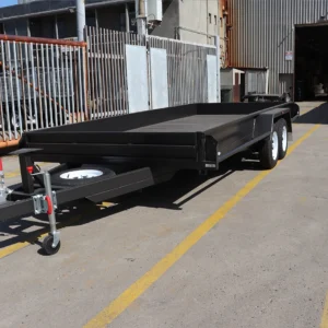 16×6’6″ tandem axle car carrier box trailer with 10″ sides – car carriers for sale melbourne2000 kg atm