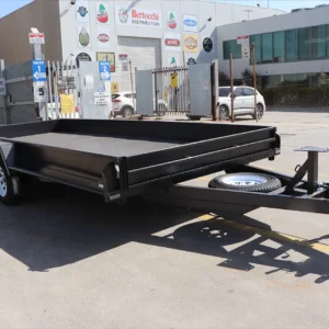 16×6’6″ tandem axle car carrier box trailer with 10″ sides – car carriers for sale melbourne2000 kg atm