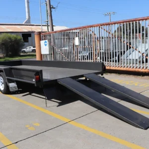 16×6’6″ tandem axle car carrier box trailer with 10″ sides – car carriers for sale melbourne2000 kg atm
