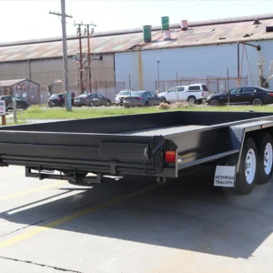 16×6’6″ tandem axle car carrier box trailer with 10″ sides – car carriers for sale melbourne2000 kg atm