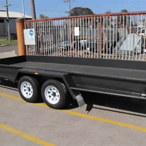 16×6’6″ tandem axle car carrier box trailer with 10″ sides – car carriers for sale melbourne2000 kg atm