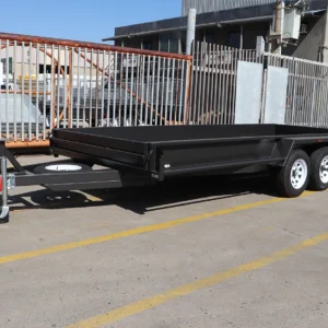 16×6’6″ tandem axle car carrier box trailer with 10″ sides – car carriers for sale melbourne2000 kg atm