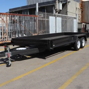 16×6’6″ tandem axle car carrier box trailer with 10″ sides – car carriers for sale melbourne2000 kg atm