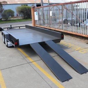 16×6’6″ tandem axle car carrier box trailer with 10″ sides – car carriers for sale melbourne3200 kg atm