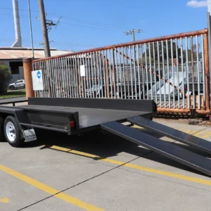 16×6’6″ tandem axle car carrier box trailer with 10″ sides – car carriers for sale melbourne3200 kg atm