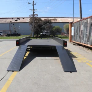 16×6’6″ tandem axle car carrier box trailer with 10″ sides – car carriers for sale melbourne3200 kg atm
