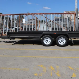 16×6’6″ tandem axle car carrier box trailer with 10″ sides – car carriers for sale melbourne3200 kg atm