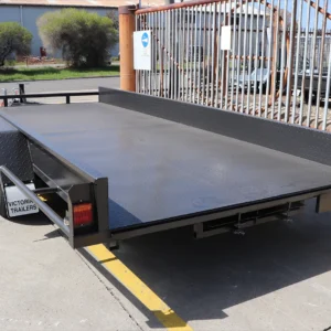 16×6’6″ tandem axle car carrier box trailer with 10″ sides – car carriers for sale melbourne3200 kg atm