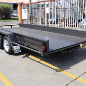 16×6’6″ tandem axle car carrier box trailer with 10″ sides – car carriers for sale melbourne3200 kg atm