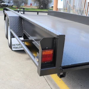 16×6’6″ tandem axle car carrier box trailer with 10″ sides – car carriers for sale melbourne3200 kg atm