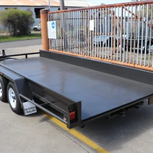 16×6’6″ tandem axle car carrier box trailer with 10″ sides – car carriers for sale melbourne3200 kg atm