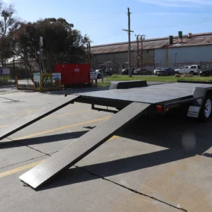 16×6’6″ tandem axle semi flat car carrier trailer 2000 kg atm – car carriers for sale melbourne2000 kg atm
