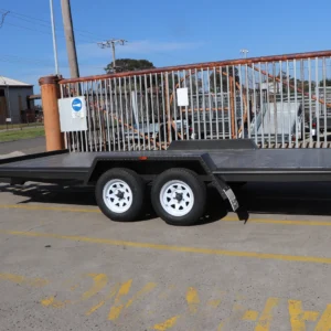 16×6’6″ tandem axle semi flat car carrier trailer 2000 kg atm – car carriers for sale melbourne2000 kg atm