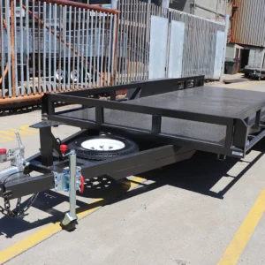 16×6’6″ tandem axle open rail car carrier trailer 10″ rhs sides & front 2000 kg atm