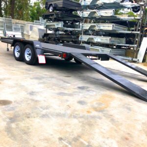 16×6’6″ 3200kg gvm semi flat car carrier trailer for sale3200 kg atm