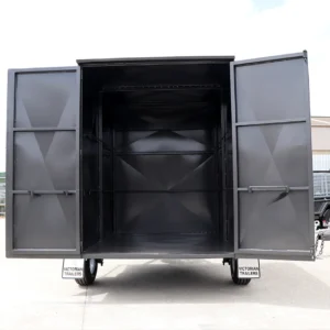 7×5 single axle 6ft high fully enclosed van / cargo trailer for sale