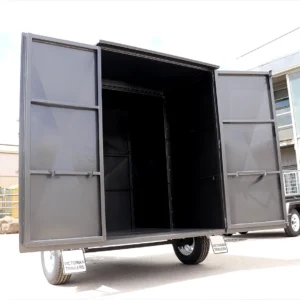 7×5 single axle 6ft high fully enclosed van / cargo trailer for sale