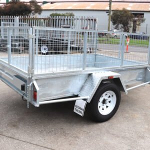 8×5 australian galvanised cage trailer | single axle | 2ft galvanised cage trailer for sale australian made trailer