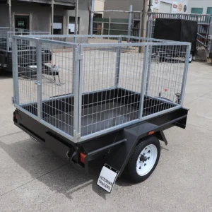 6×4 light duty trailer | 3ft galvanised cage | smooth floor