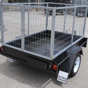 6×4 light duty trailer | 3ft galvanised cage | smooth floor