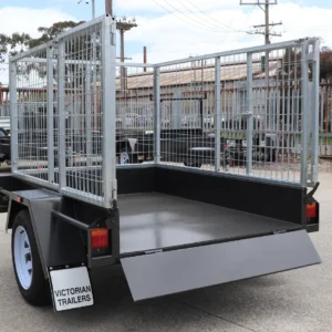 6×4 light duty trailer | 3ft galvanised cage | smooth floor