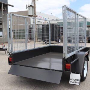 6×4 light duty trailer | 3ft galvanised cage | smooth floor