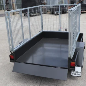 6×4 light duty trailer | 3ft galvanised cage | smooth floor