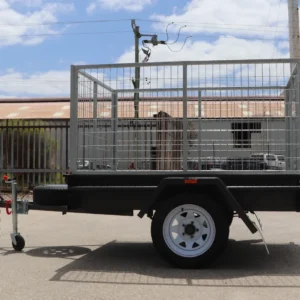 6×4 light duty trailer | 3ft galvanised cage | smooth floor