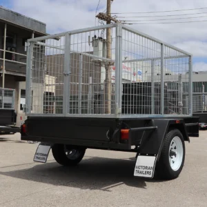 6×4 light duty trailer | 3ft galvanised cage | smooth floor
