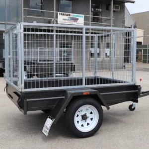 6×4 light duty trailer | 3ft galvanised cage | smooth floor