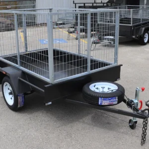 6×4 light duty trailer | 3ft galvanised cage | smooth floor
