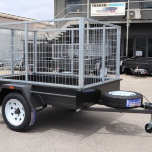 6×4 light duty trailer | 3ft galvanised cage | smooth floor
