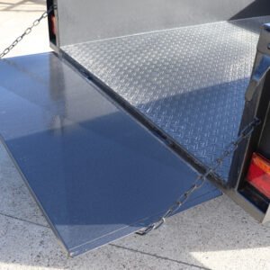 6×4 domestic heavy duty box trailer for sale with 18 inches high sides