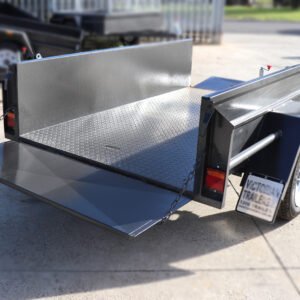 6×4 domestic heavy duty box trailer for sale with 18 inches high sides