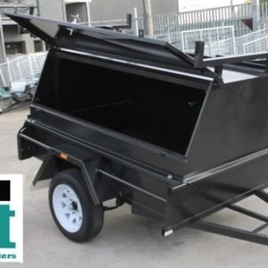 7×5 single axle budget tradesman trailer | 600mm tool box top | tradie top | builders trailer for sale melbourne