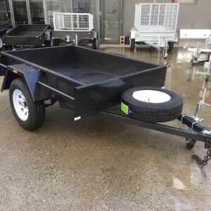 7×4 single axle medium duty | fixed front | smooth floor – box trailer for sale melbourne