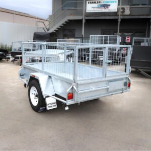 7×4 australian galvanised cage trailer | single axle | 2ft galvanised cage trailer for sale australian made trailer