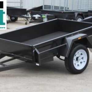 7×4’6 single axle commercial heavy duty box trailer | drop front | box trailer for sale melbourne victoria