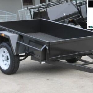 7×4’6 single axle commercial heavy duty box trailer | drop front | box trailer for sale melbourne victoria