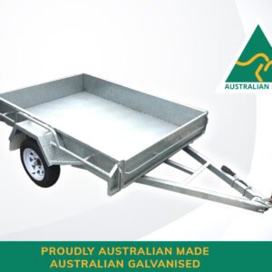 8×5 australian galvanised | australian made | single axle | heavy duty box trailer for sale australian made trailer