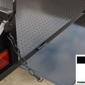 7×5 single axle medium duty | fixed front | checker plate floor | box trailer for sale melbourne