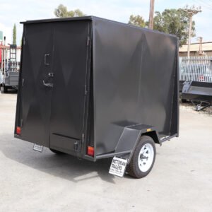 7×5 single axle 5ft high fully enclosed van / cargo trailer for sale melbourne