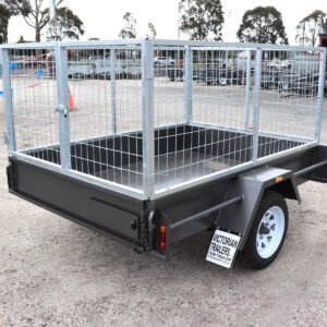 7×5 medium duty smooth floor cage trailer | 3ft cage trailer for sale in melbourne