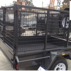 7×5 single axle commercial heavy duty cage trailer for sale melbourne | 3 ft australian built painted cage