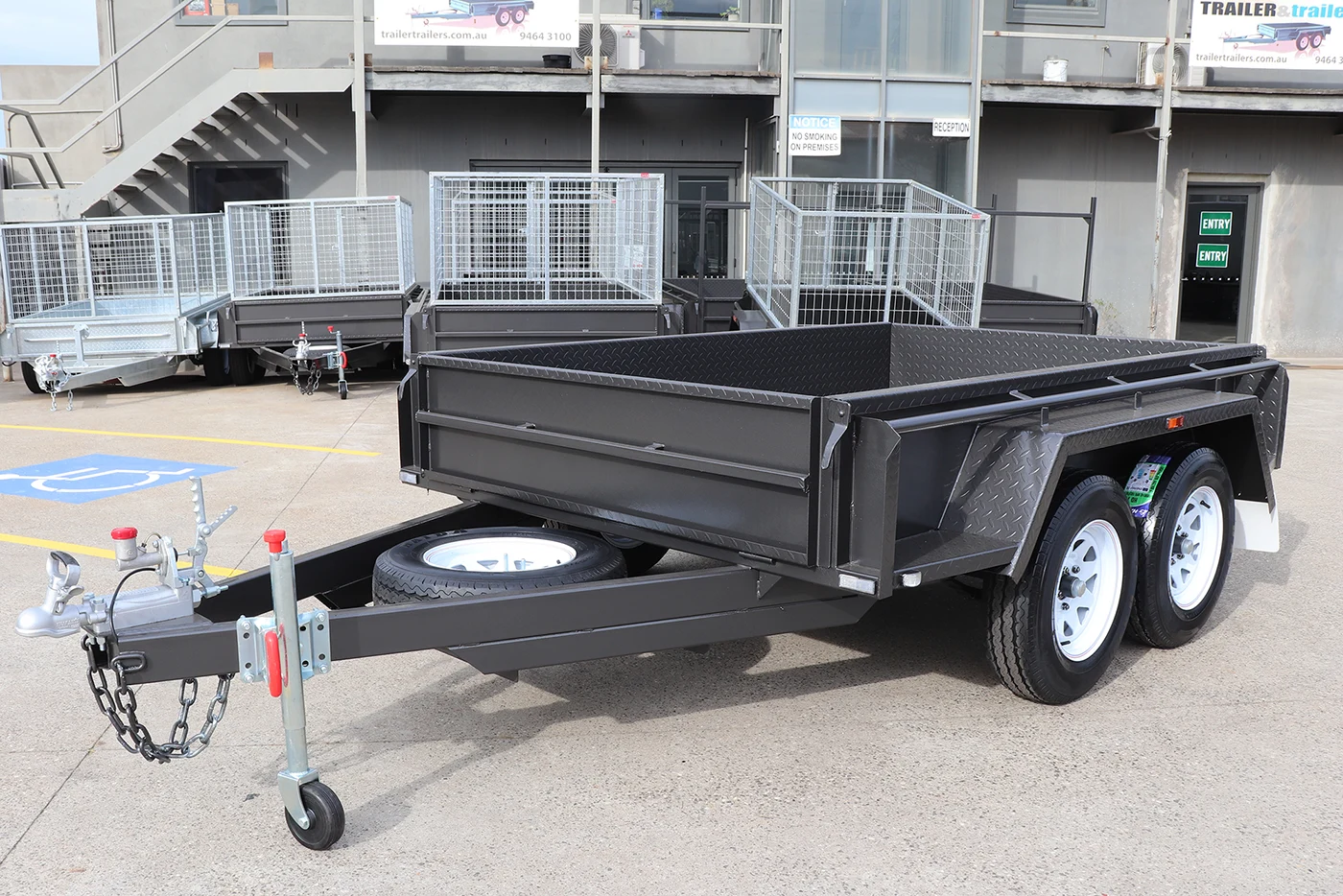 8×5 tandem trailer | heavy duty | full checkerplate | high sides 8×5 tandem trailer | heavy duty | full checkerplate | high sides