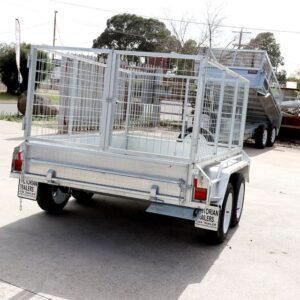 8×5 tandem axle | 3 ft cage heavy duty galvanised trailer for sale melbourne