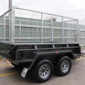 8×5 heavy duty hydraulic tipper box trailer for sale | 2.8 ton gvm | 3ft cage | 2800 kg gvm
