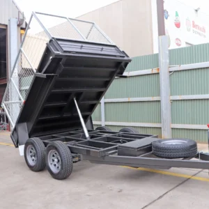 8×5 heavy duty hydraulic tipper box trailer for sale | 2.8 ton gvm | 3ft cage | 2800 kg gvm