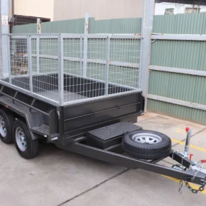 8×5 heavy duty hydraulic tipper box trailer for sale | 2.8 ton gvm | 3ft cage | 2800 kg gvm